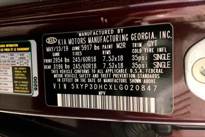 2020 Kia TELLURIDE EX