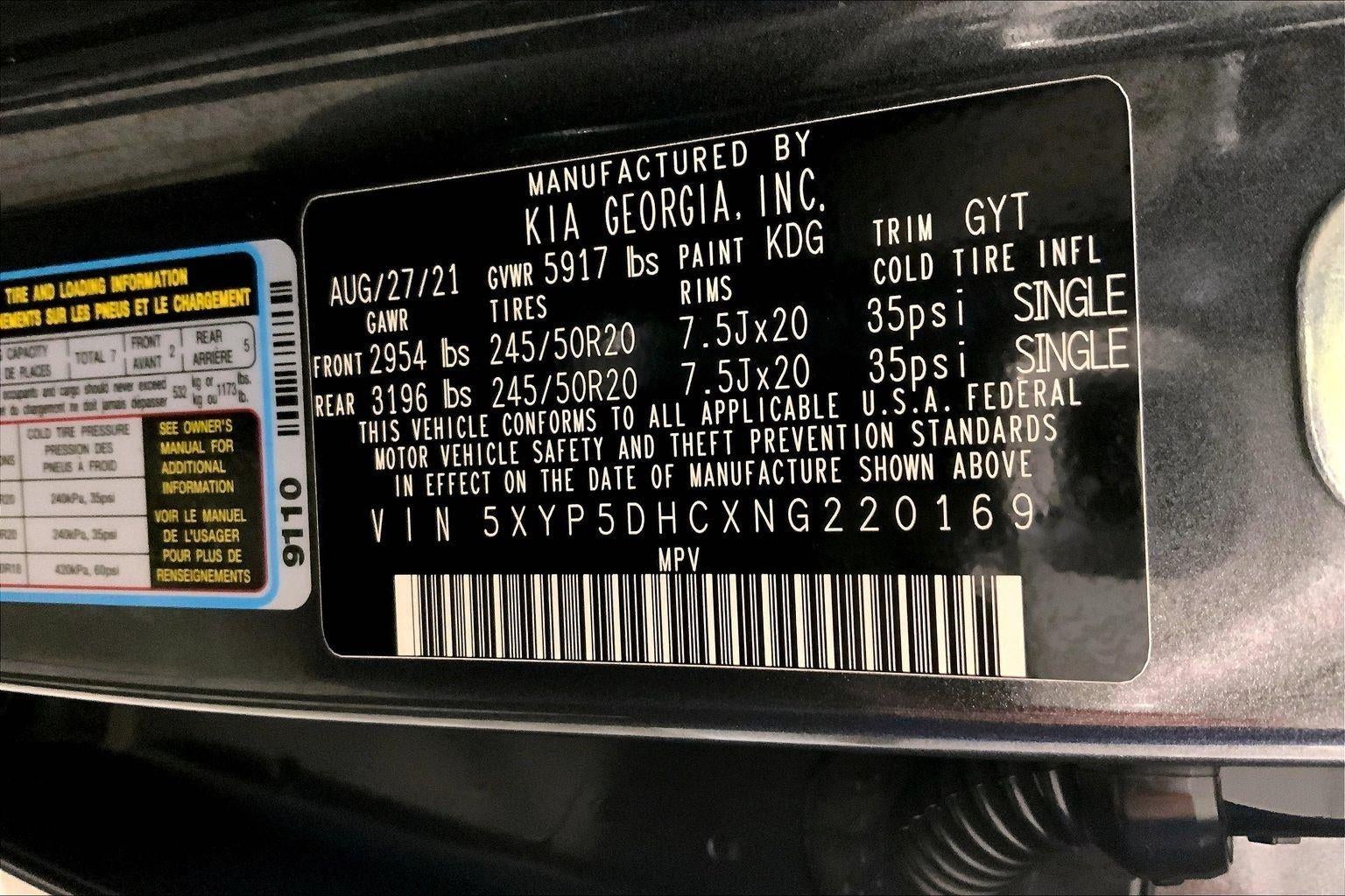 2022 Kia Telluride SX