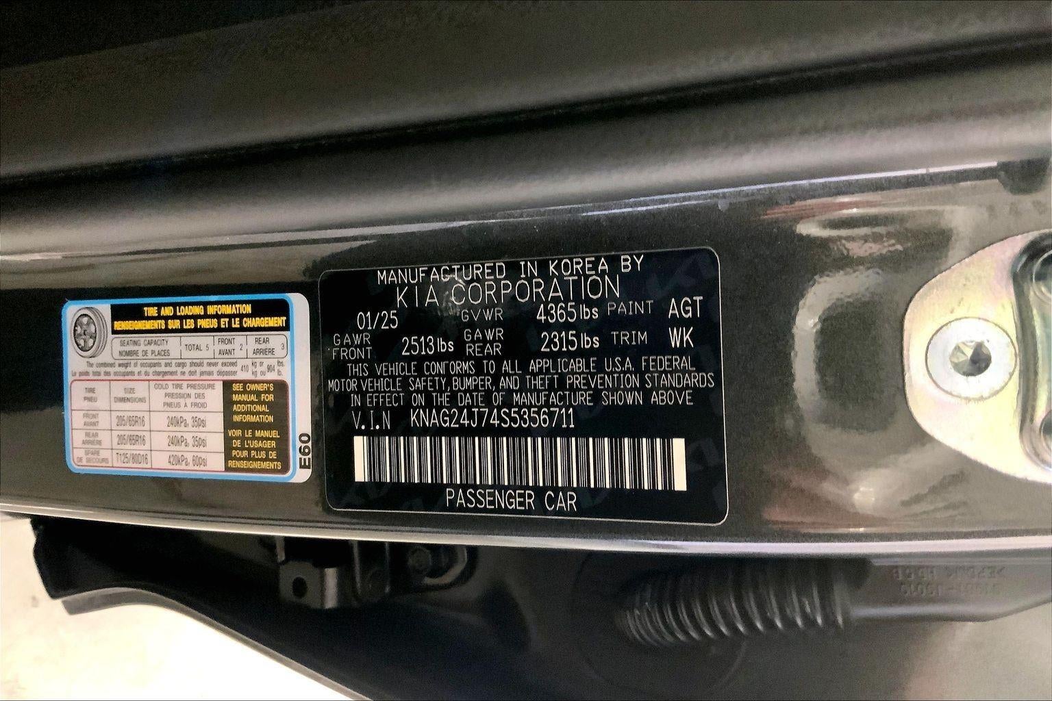 2025 Kia K5 LXS