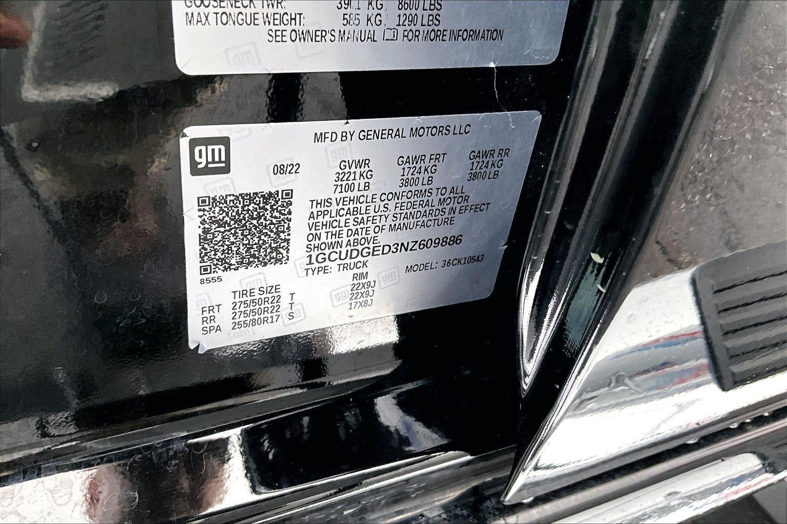 2022 Chevrolet Silverado 1500 LTZ