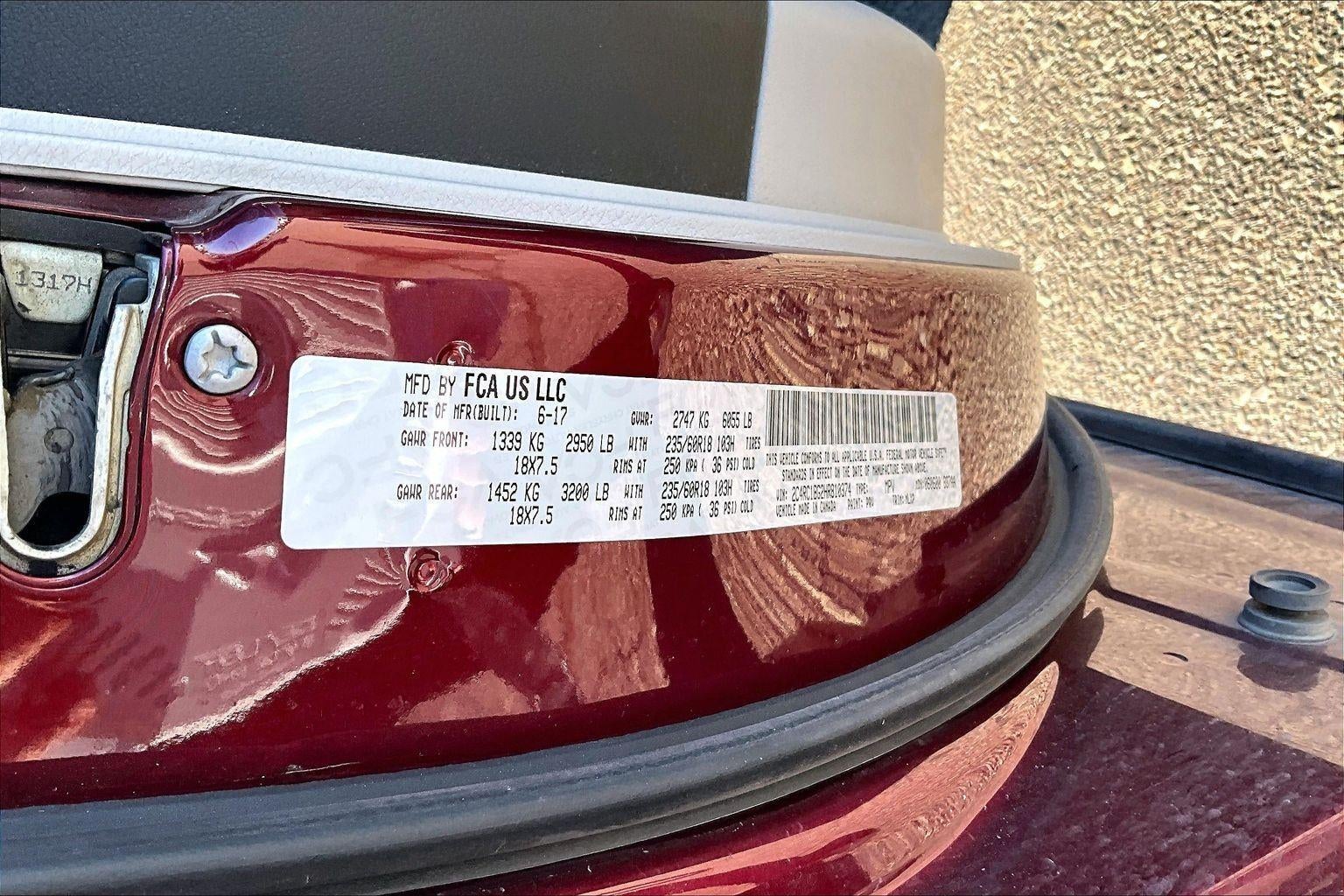 2017 Chrysler Pacifica Touring-L