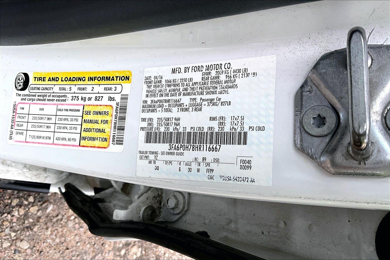 2017 Ford Fusion SE