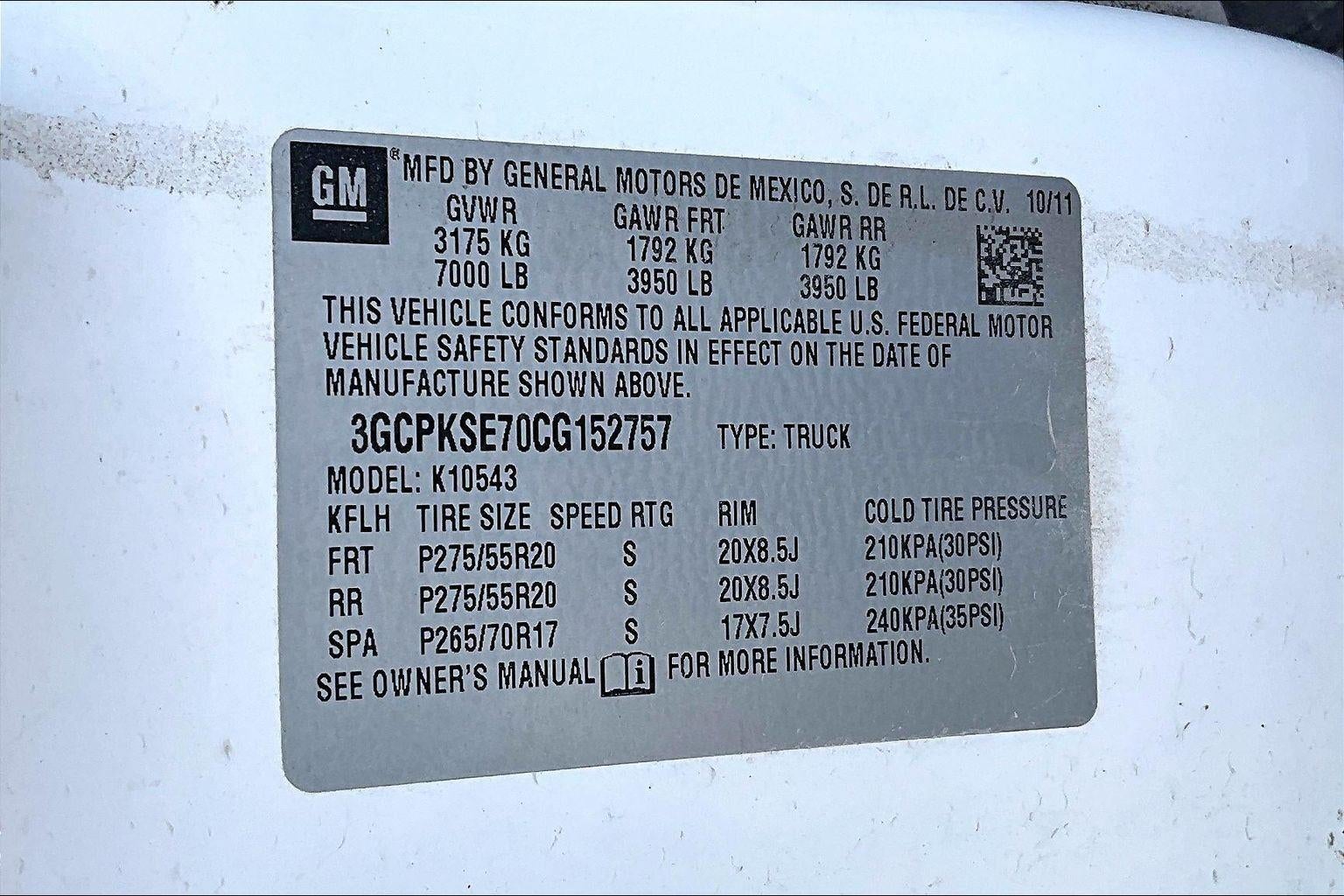 2012 Chevrolet Silverado 1500 LT