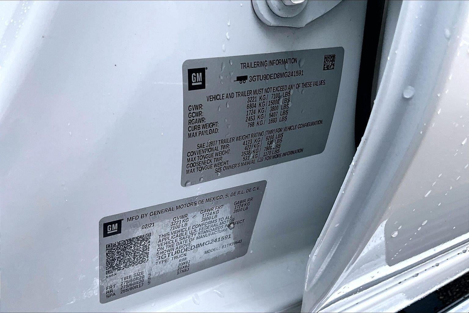 2021 GMC Sierra 1500 SLT
