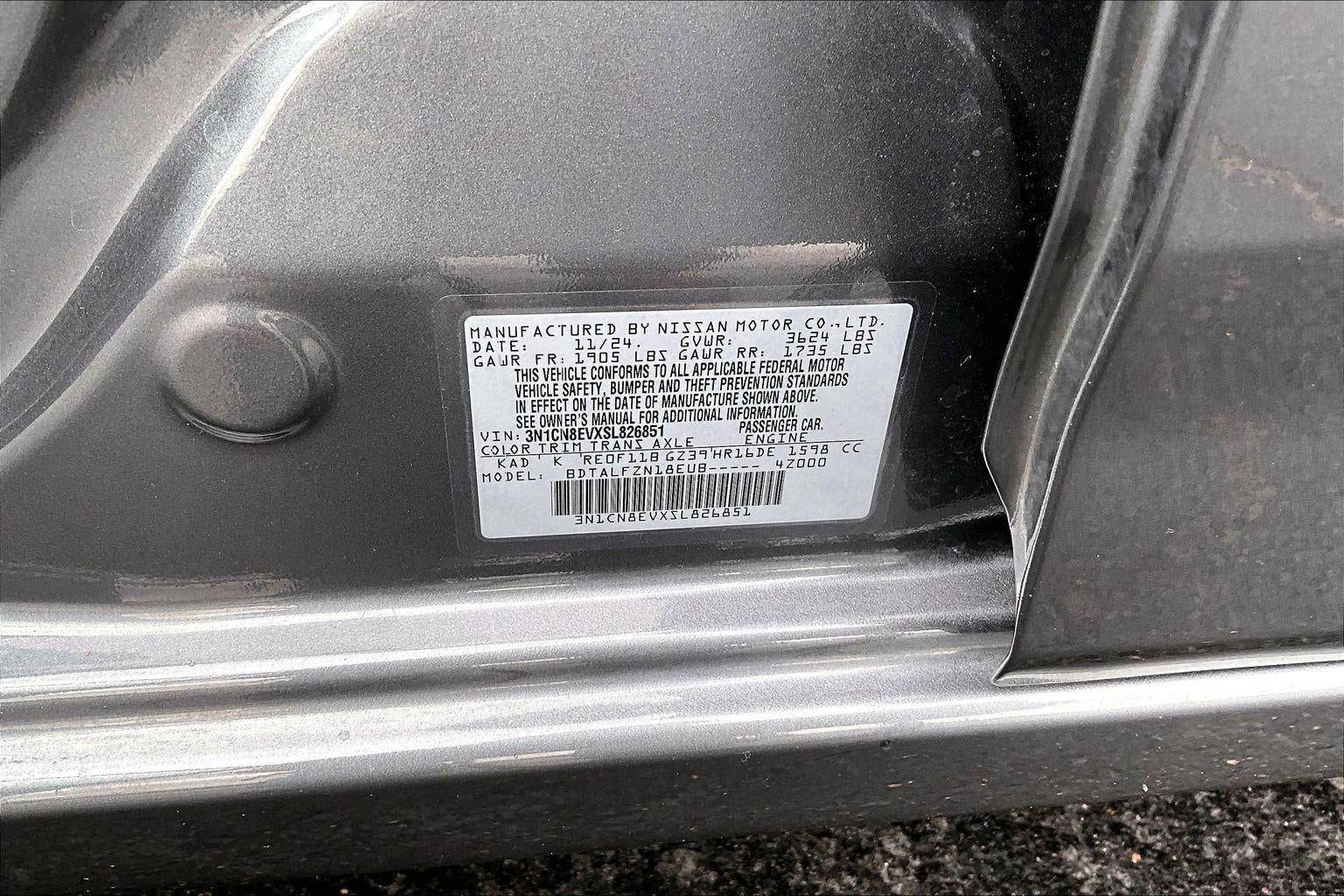2025 Nissan Versa SV
