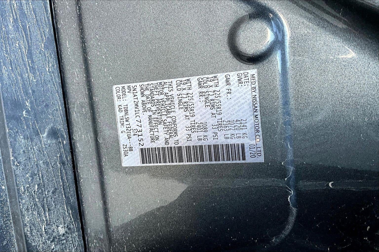 2020 Nissan Rogue SL