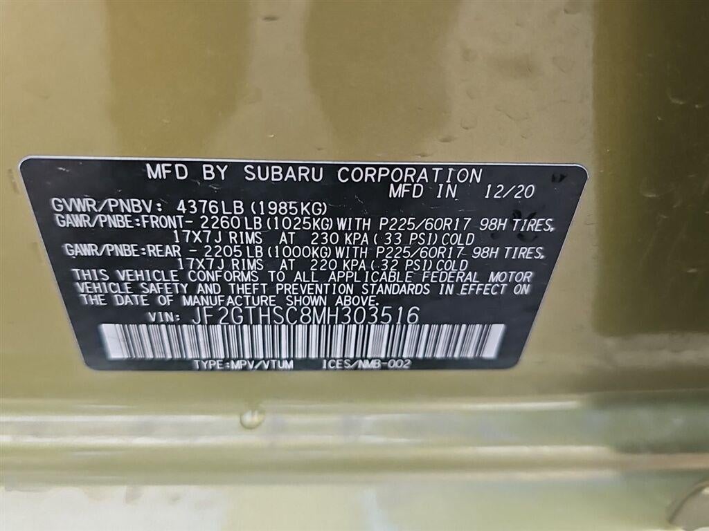 2021 Subaru Crosstrek Sport
