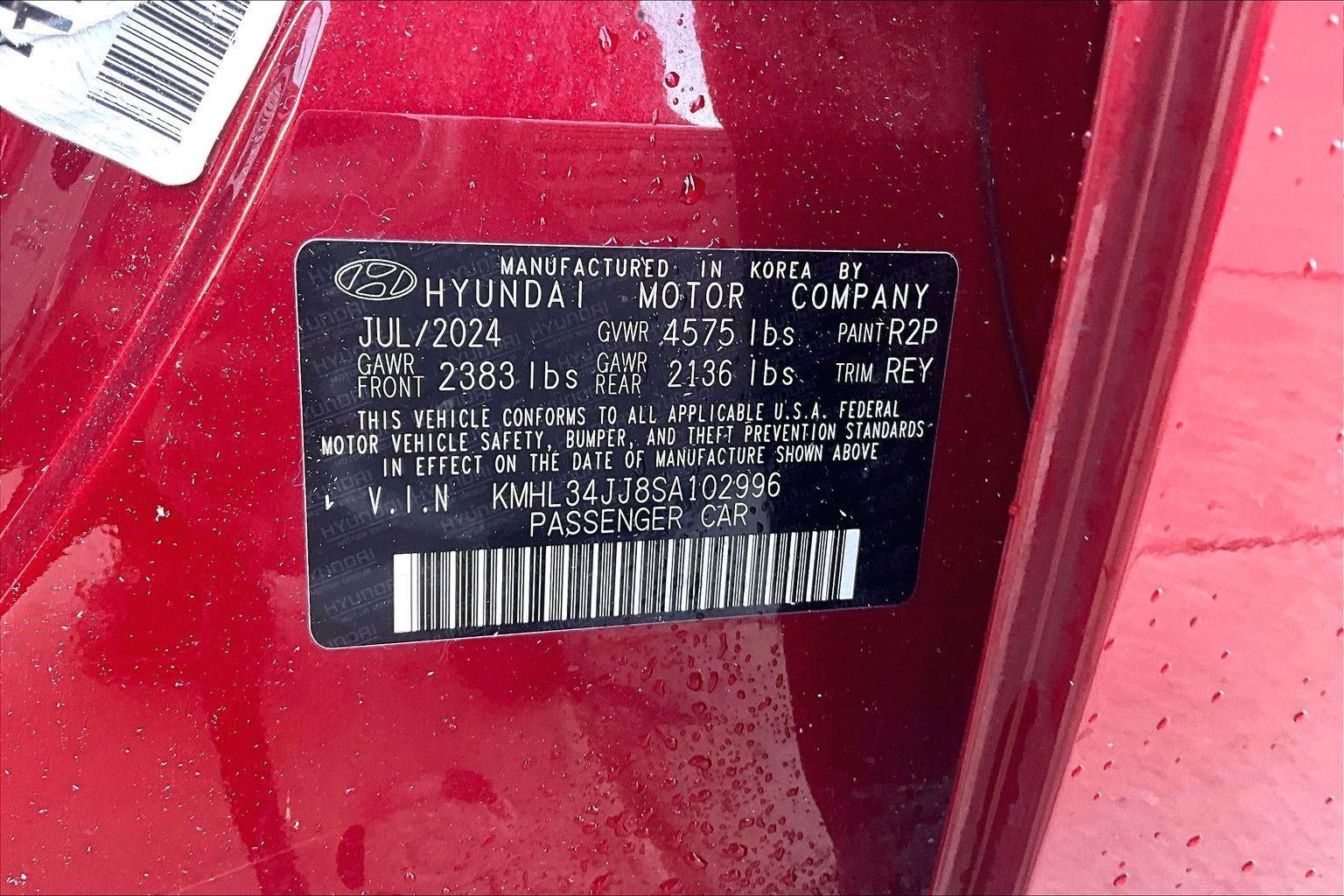 2025 Hyundai Sonata Hybrid SEL