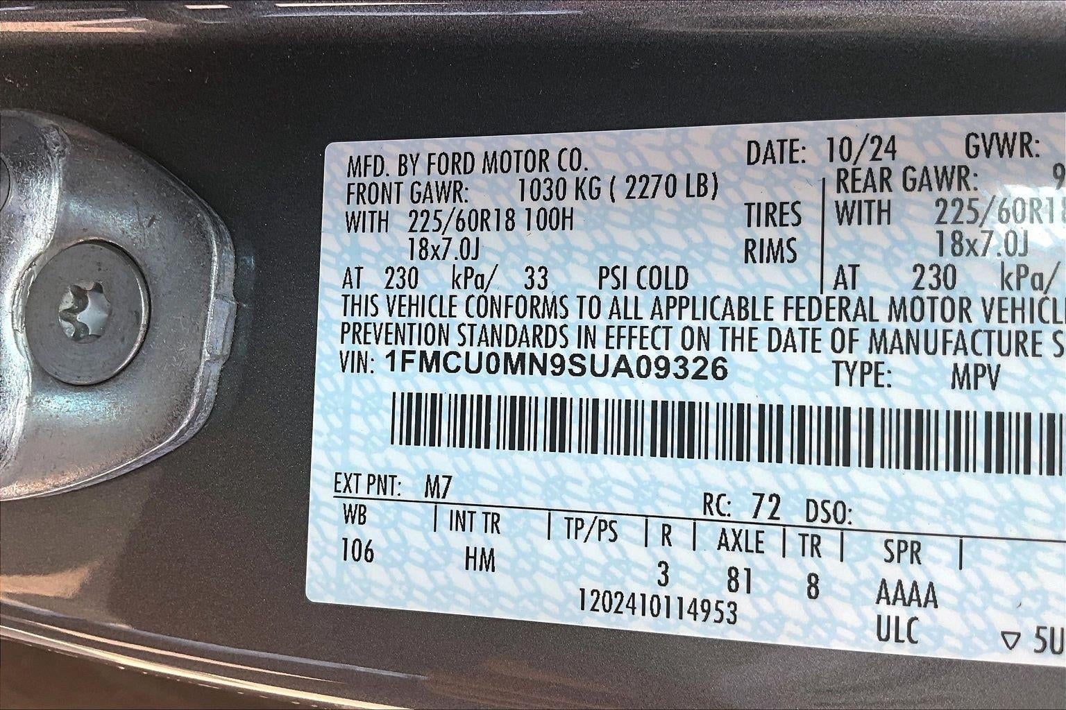 2025 Ford Escape ST-Line