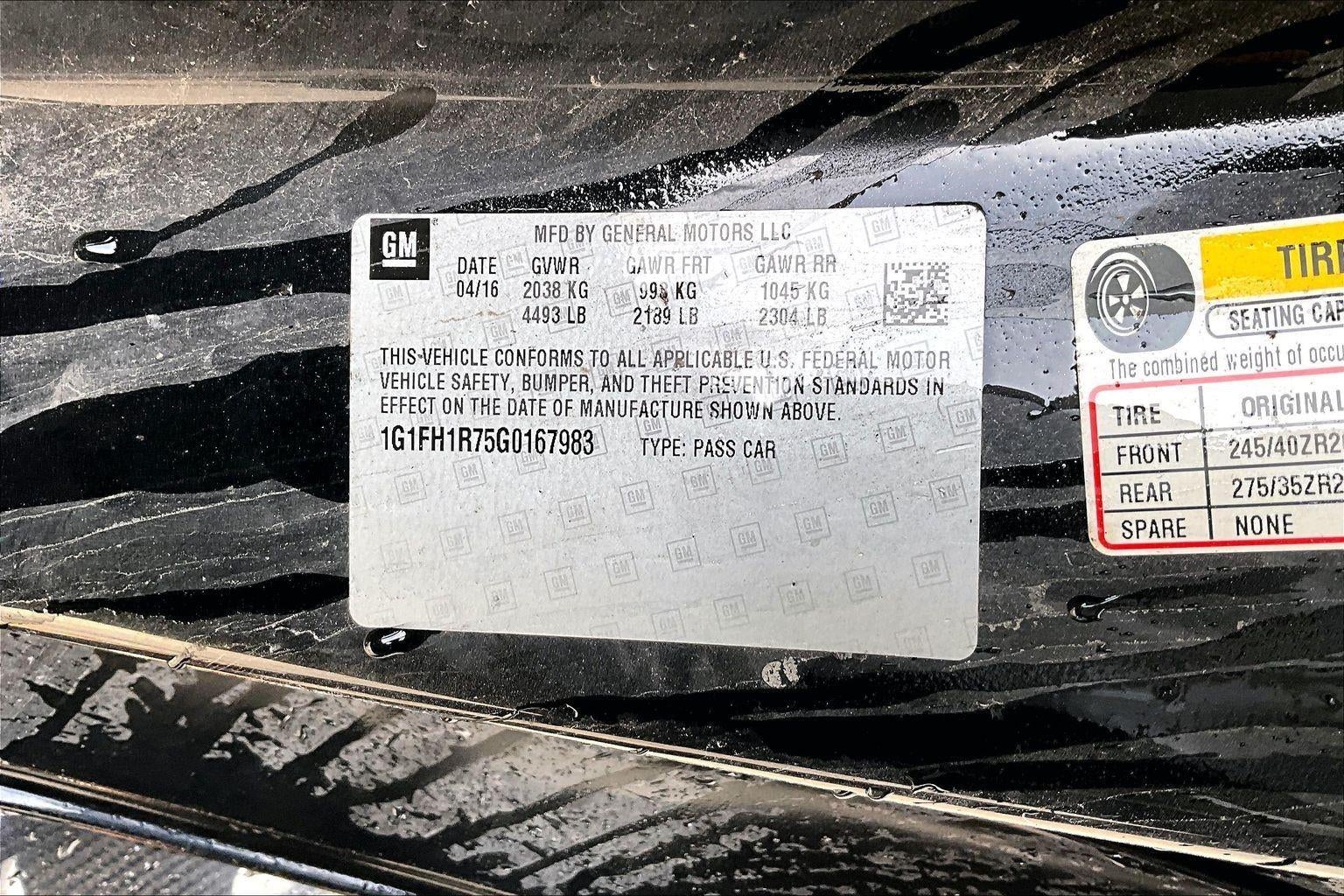 2016 Chevrolet Camaro 2SS