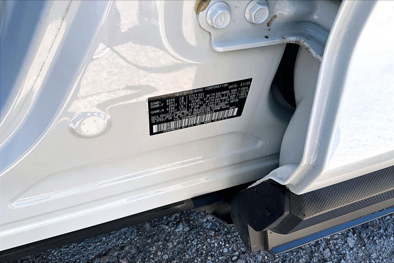 2025 Subaru Ascent Onyx Edition Touring