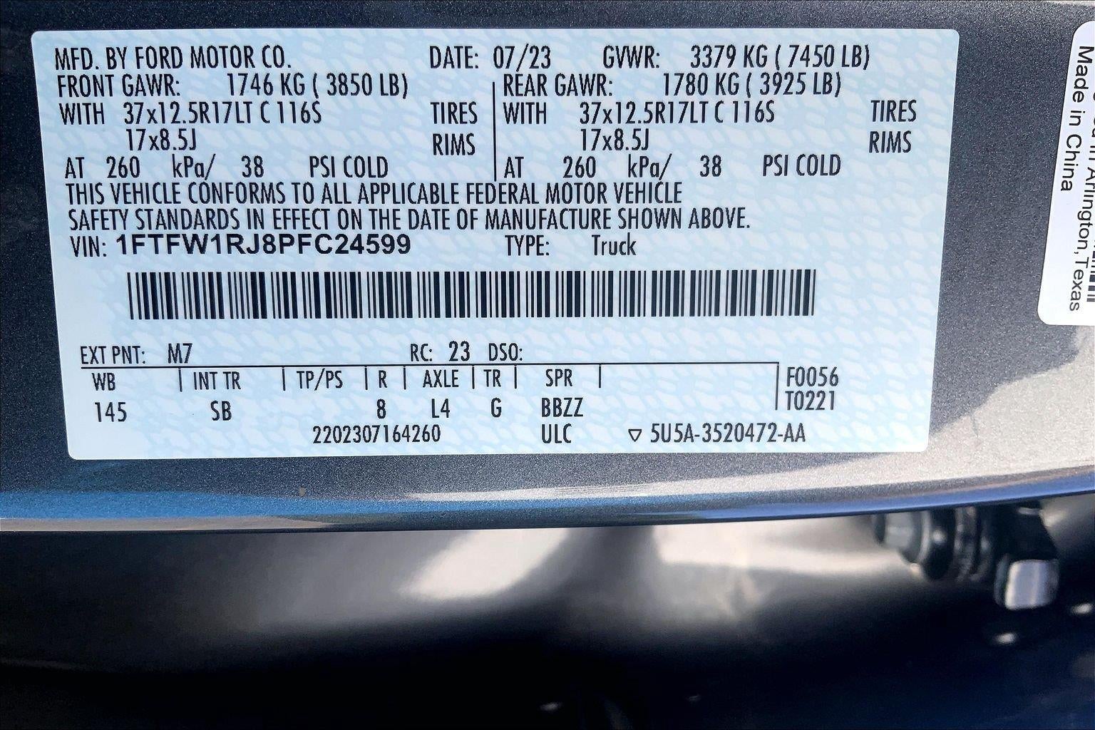 2023 Ford F-150 Raptor