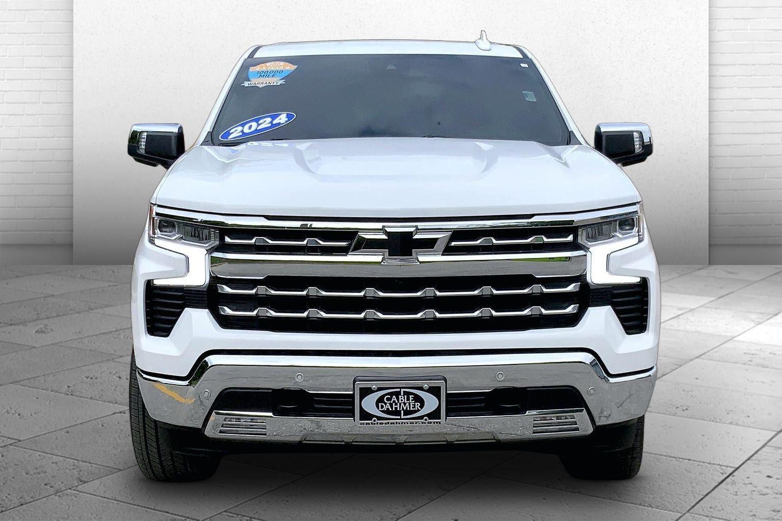Used 2024 Chevrolet Silverado 1500 LTZ with VIN 1GCUDGED7RZ352317 for sale in Kansas City