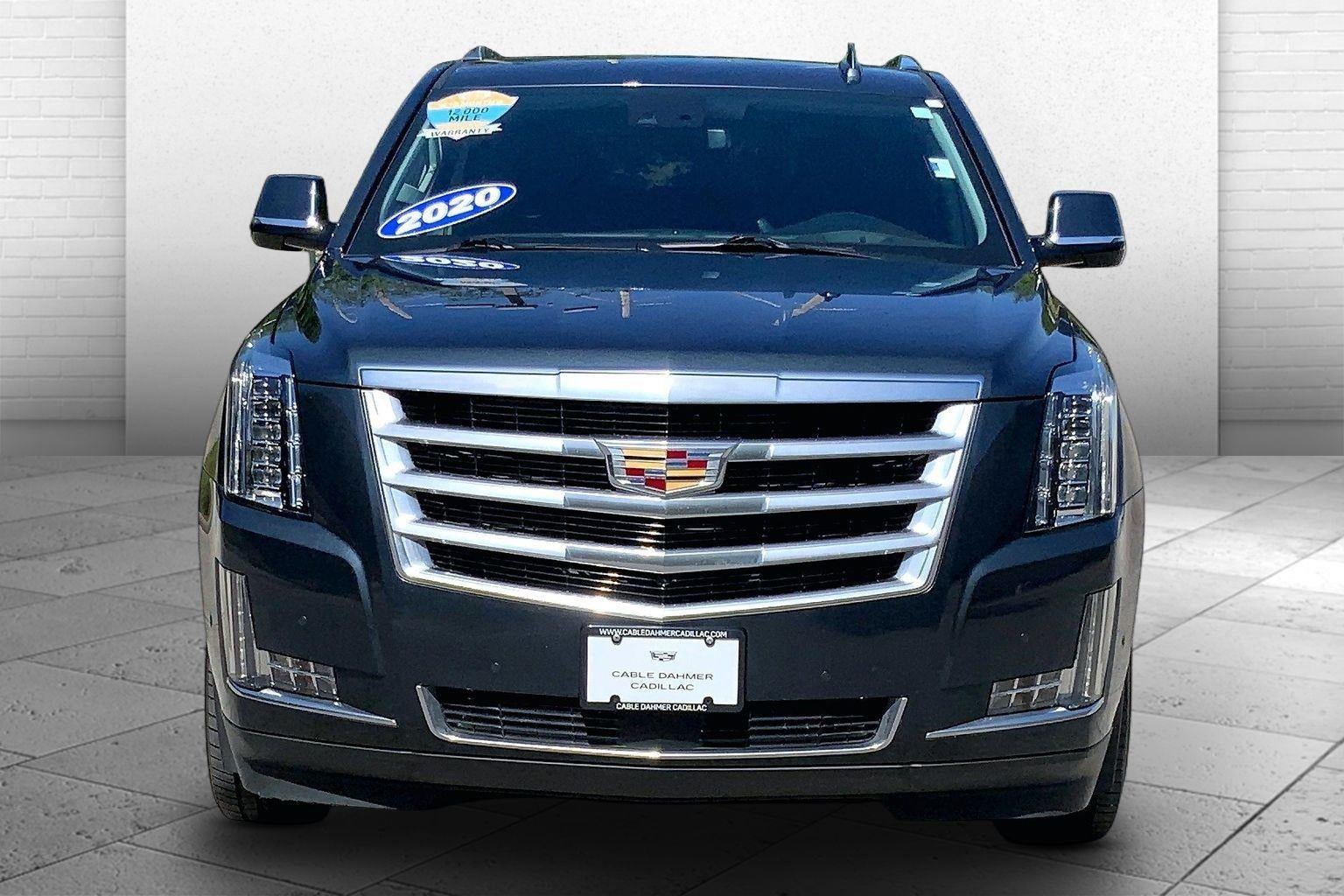 Used 2020 Cadillac Escalade Premium Luxury with VIN 1GYS4CKJ1LR211836 for sale in Kansas City