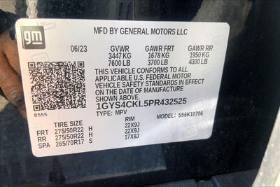 2023 Cadillac Escalade 4WD Premium Luxury