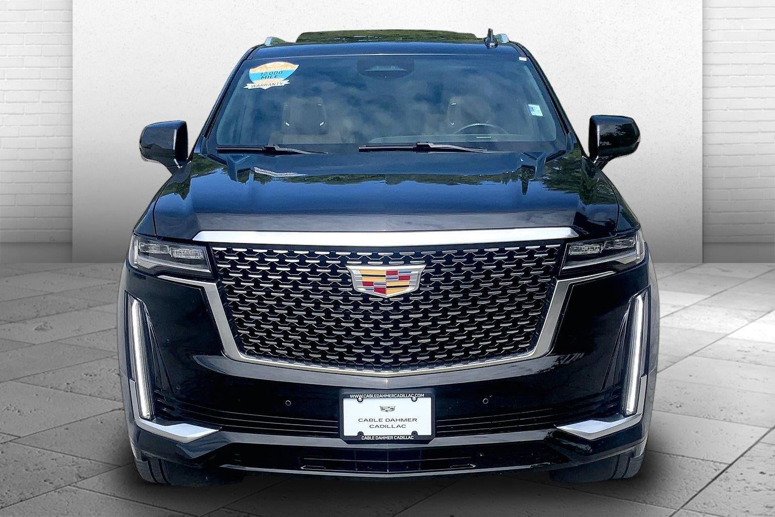Certified 2021 Cadillac Escalade Premium Luxury with VIN 1GYS4CKL8MR212579 for sale in Kansas City