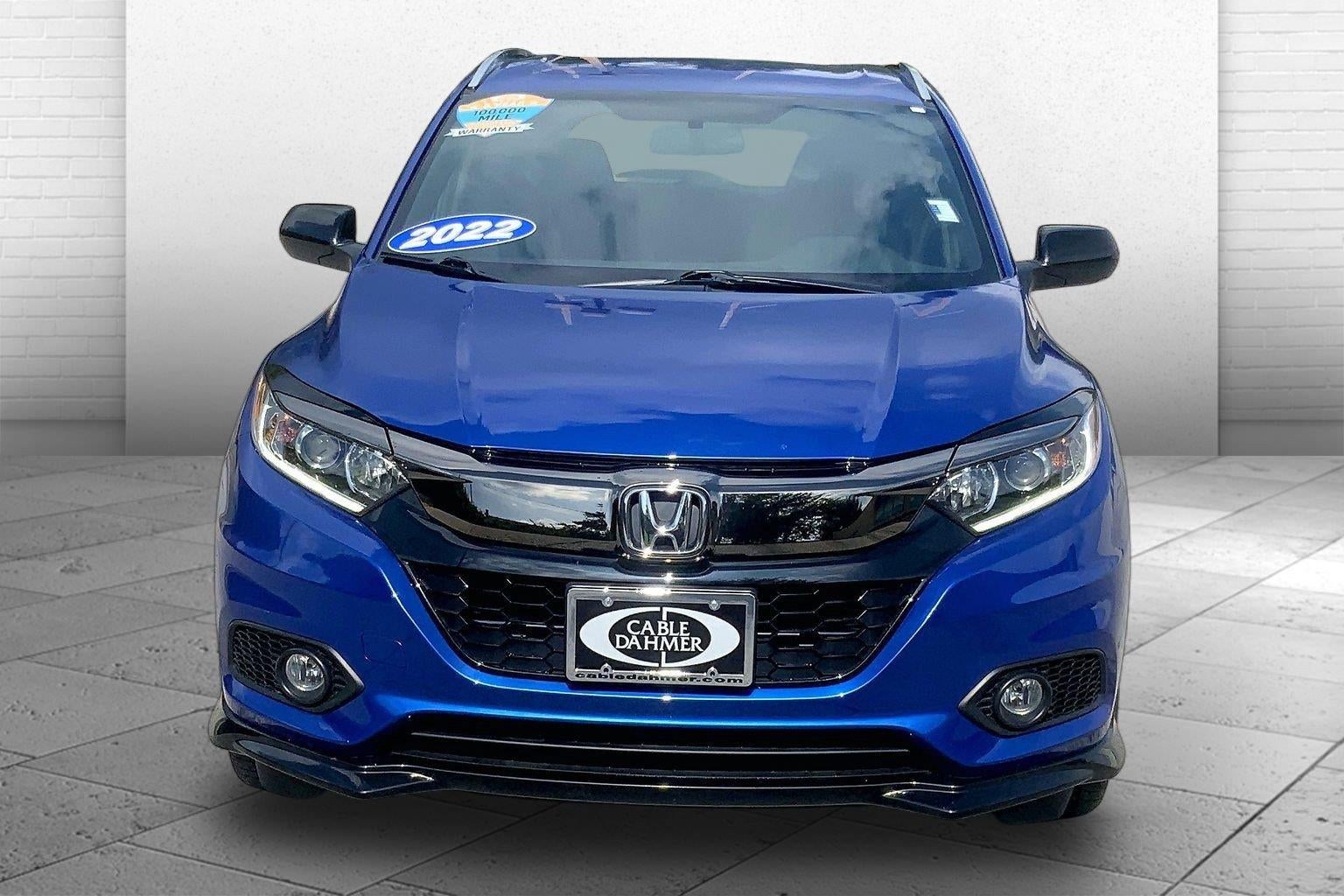 Used 2022 Honda HR-V Sport with VIN 3CZRU5H1XNM702086 for sale in Kansas City