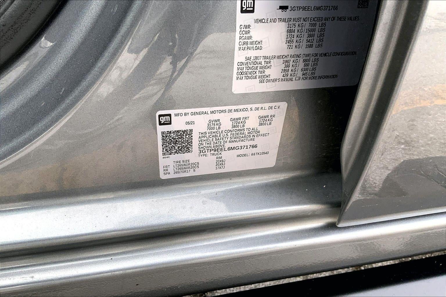 2021 GMC Sierra 1500 AT4