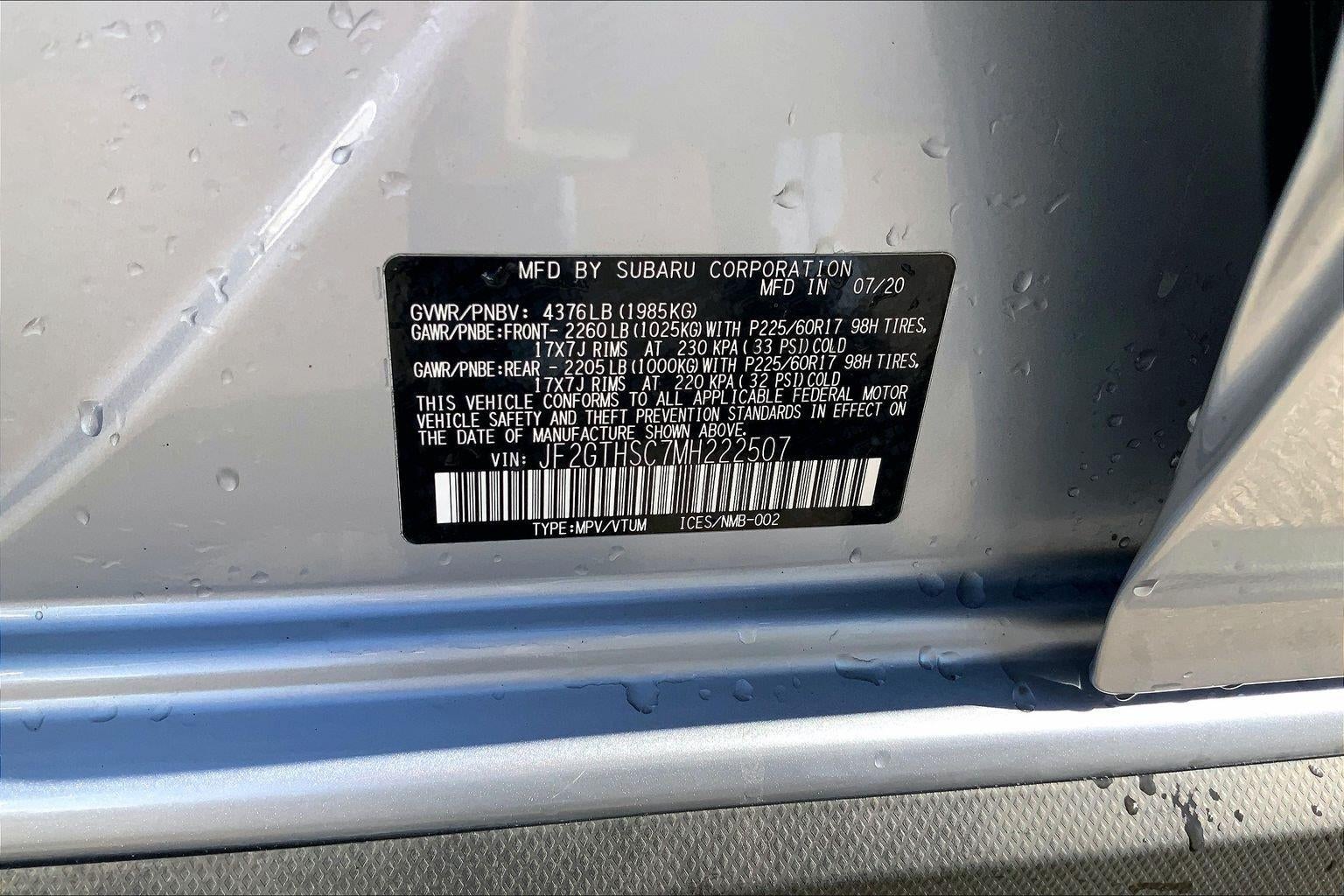 2021 Subaru Crosstrek Sport