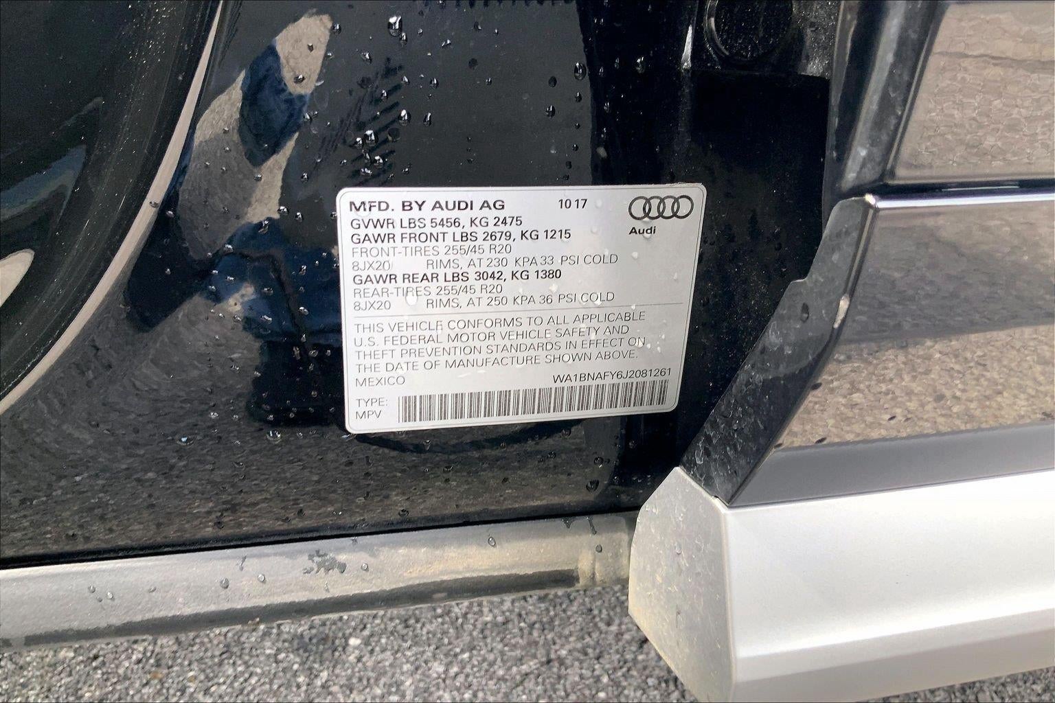 2018 Audi Q5 Premium Plus
