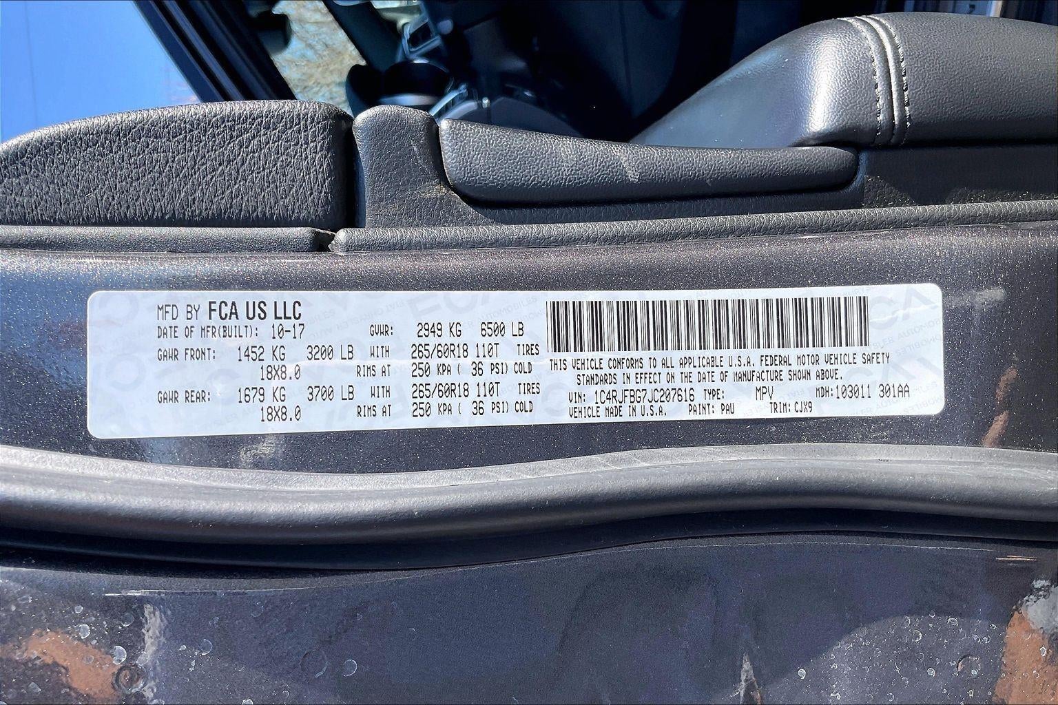 2018 Jeep Grand Cherokee Limited