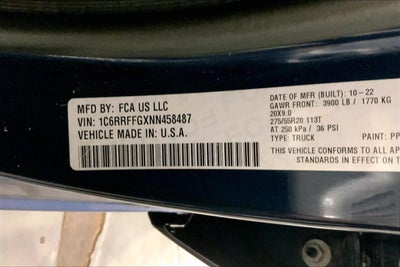 2022 RAM 1500 Big Horn