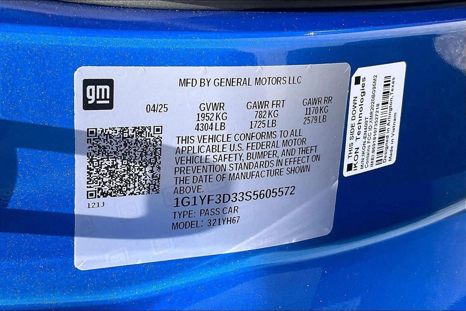 2025 Chevrolet Corvette Z06 3LZ