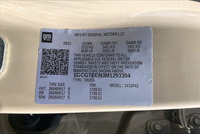 2021 Chevrolet Colorado ZR2