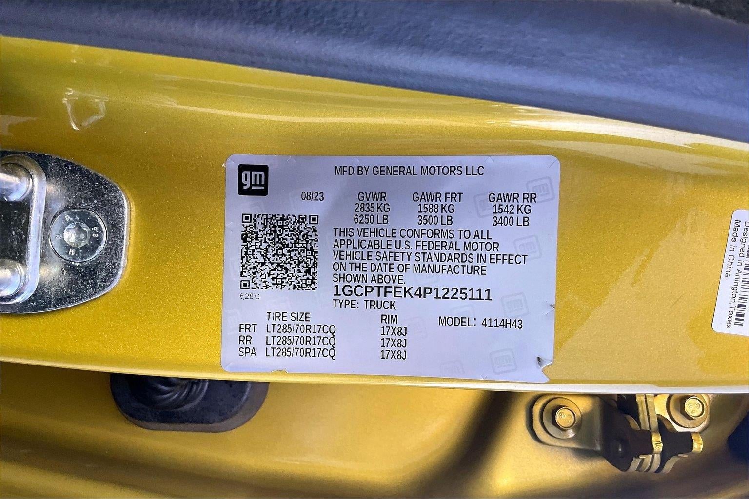 2023 Chevrolet Colorado 4WD ZR2