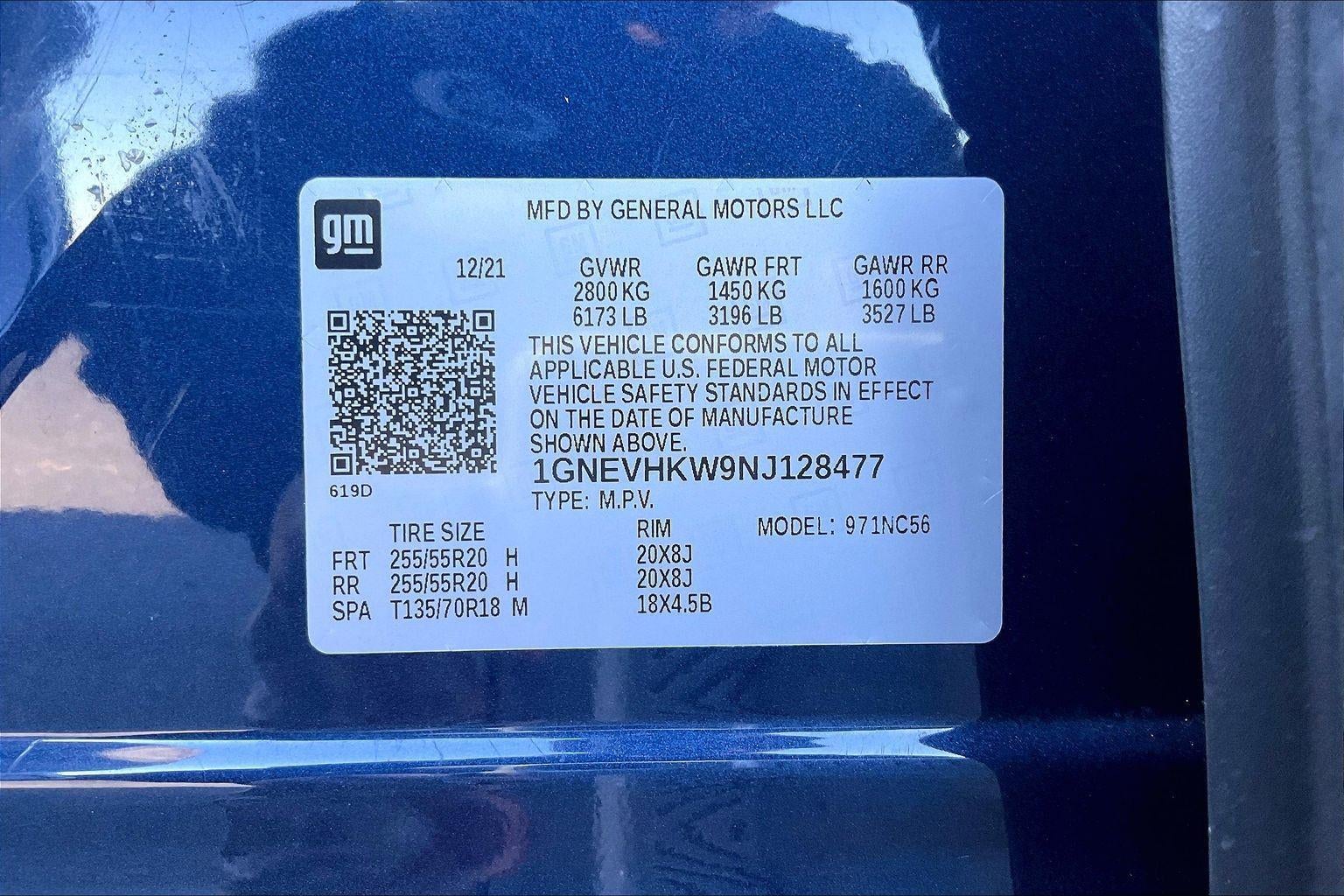 2022 Chevrolet Traverse LT Leather