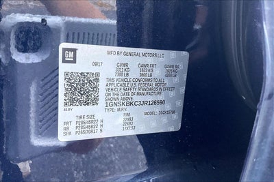 2018 Chevrolet Tahoe LT