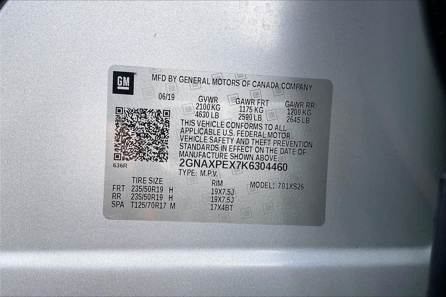 2019 Chevrolet Equinox Premier