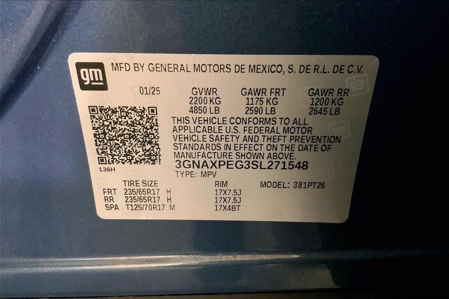 2025 Chevrolet Equinox LT