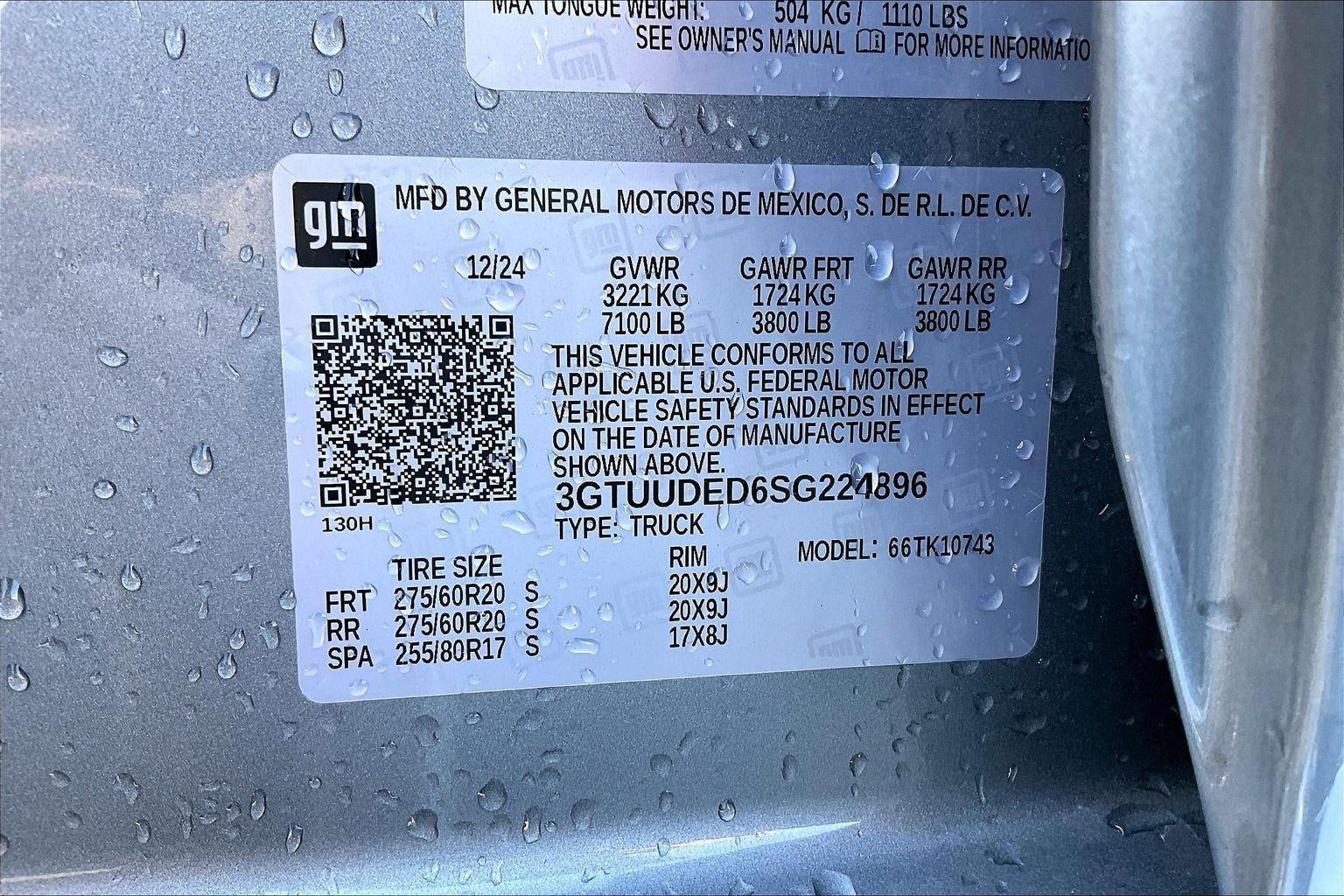 2025 GMC Sierra 1500 SLT