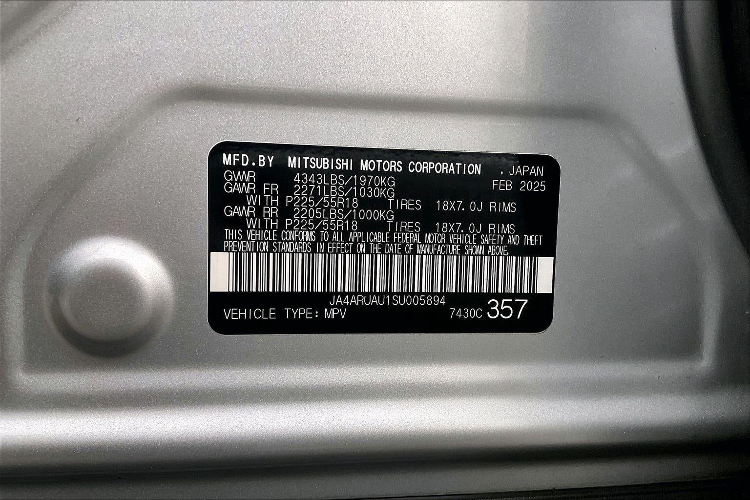 2025 Mitsubishi Outlander Sport S