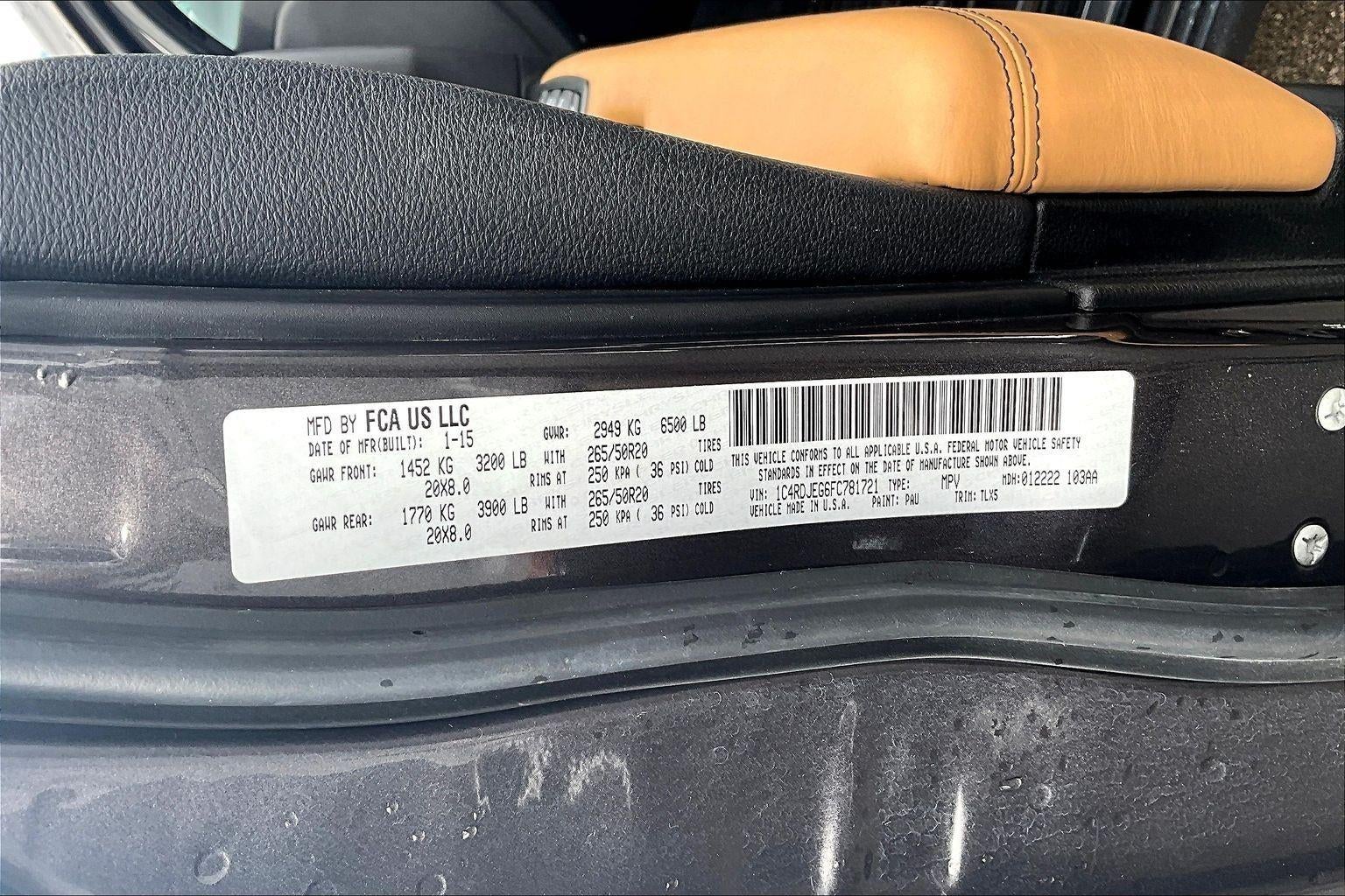 2015 Dodge Durango Citadel