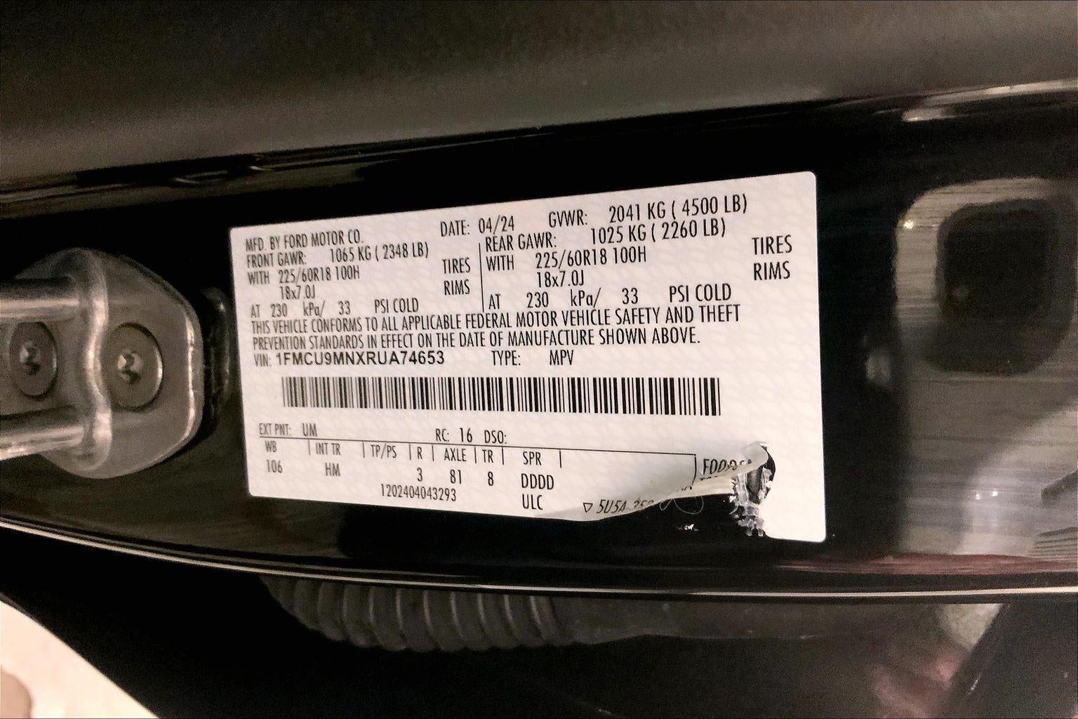 2024 Ford Escape ST-Line