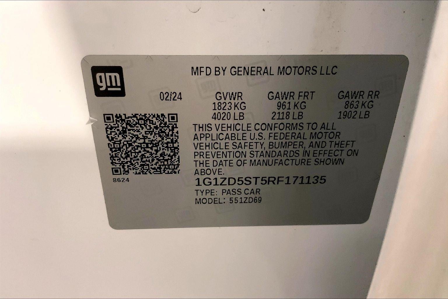 2024 Chevrolet Malibu 1LT