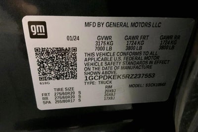 2024 Chevrolet Silverado 1500 LT (2FL)