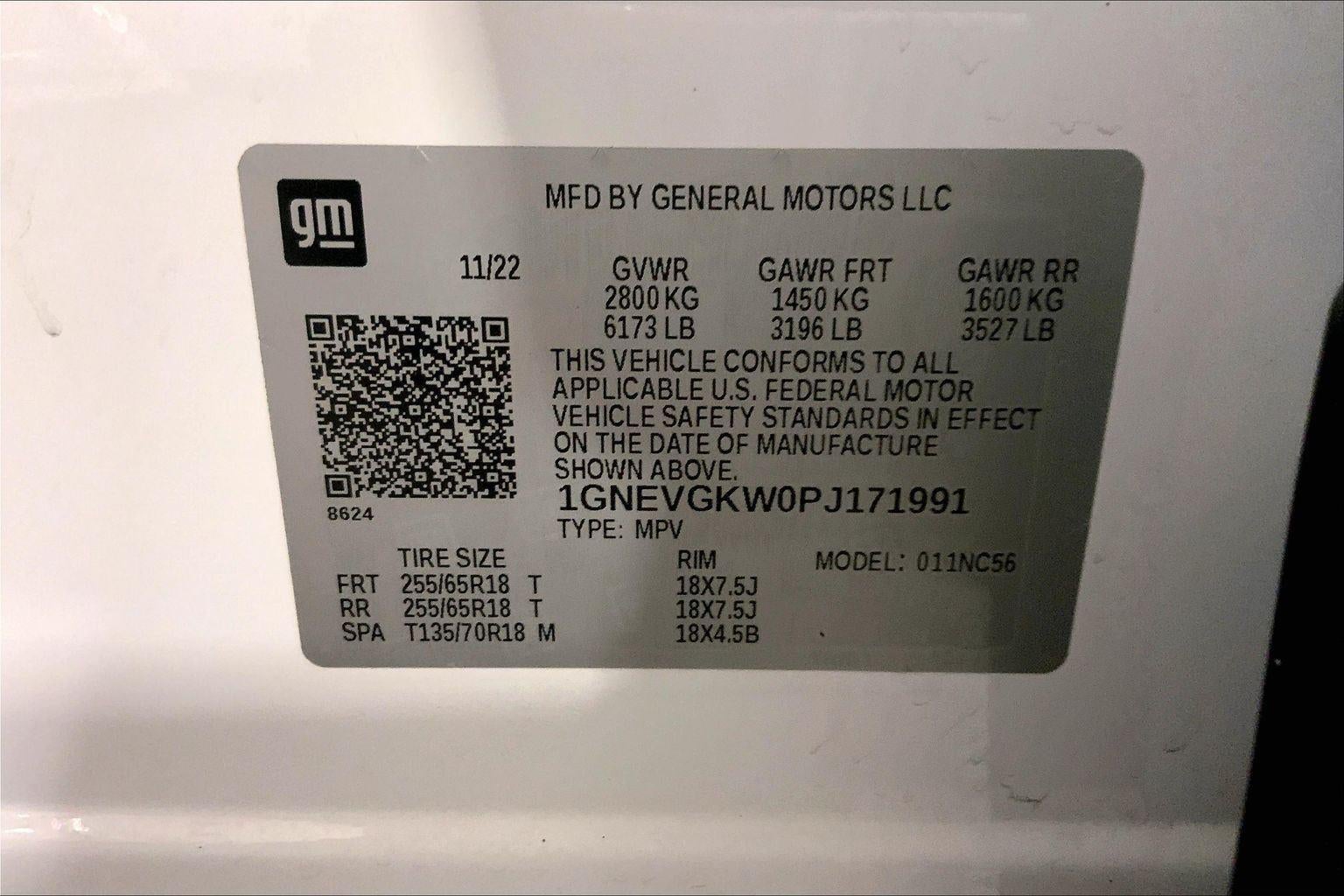 2023 Chevrolet Traverse LT Cloth