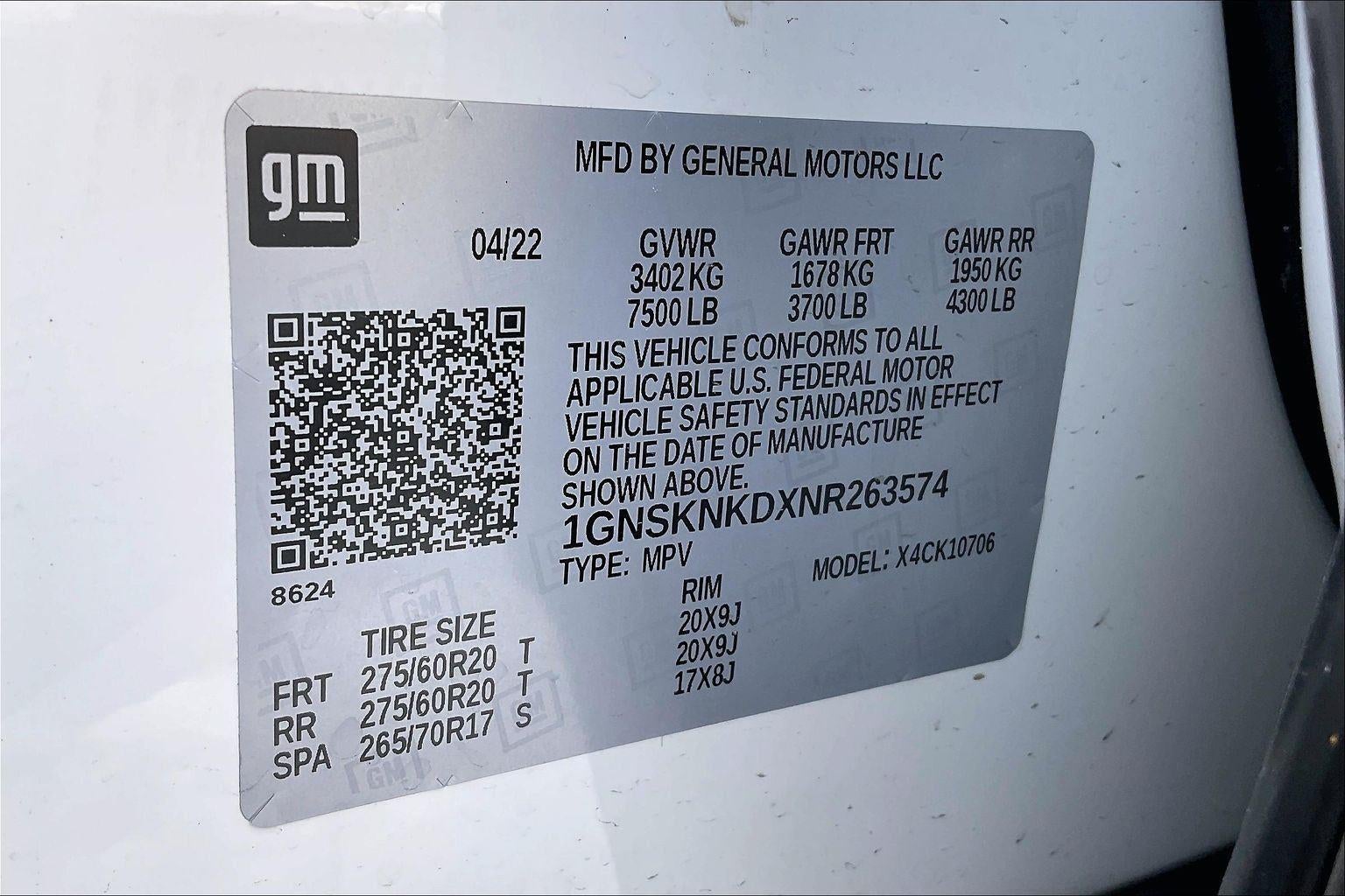 2022 Chevrolet Tahoe LT