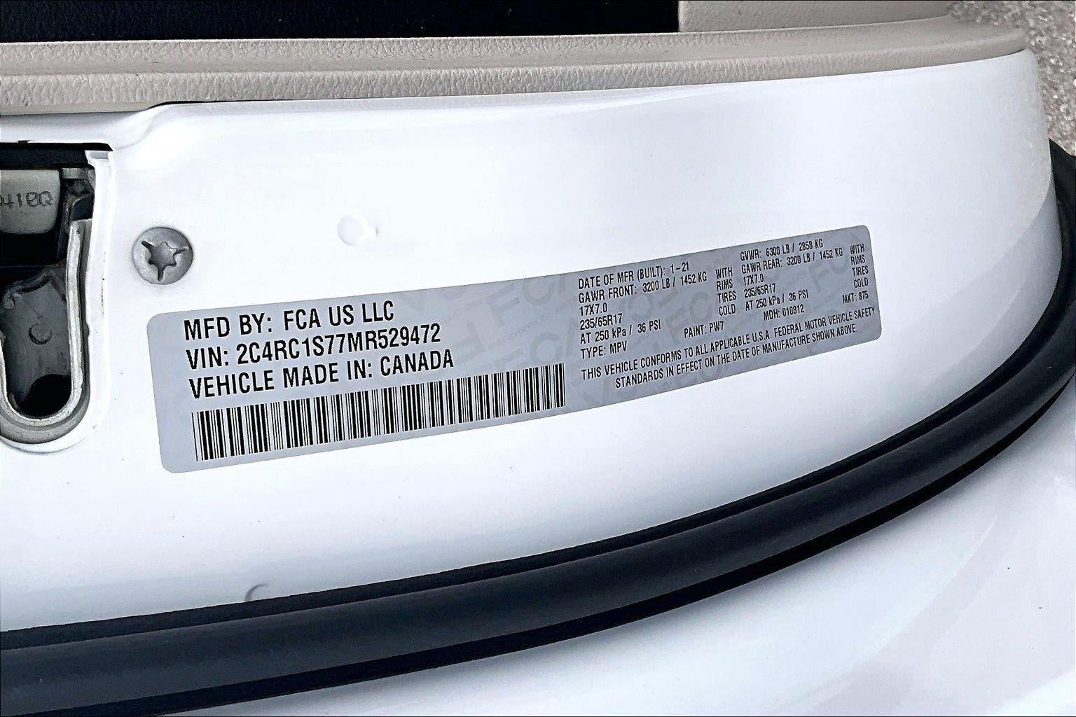2021 Chrysler Pacifica Hybrid Limited