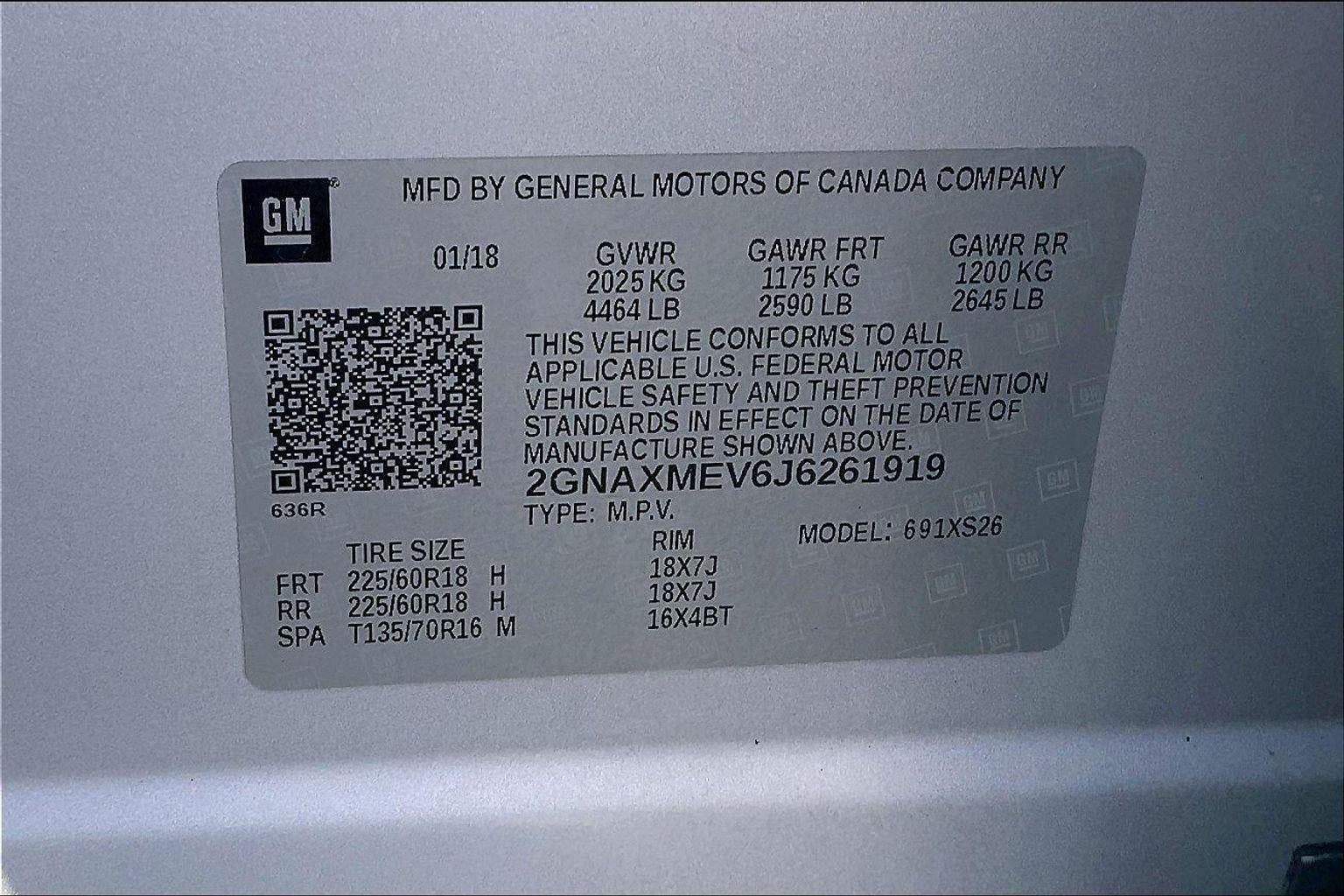 2018 Chevrolet Equinox Premier