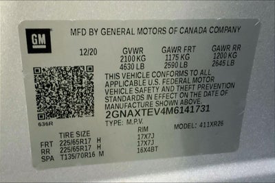 2021 Chevrolet Equinox LT