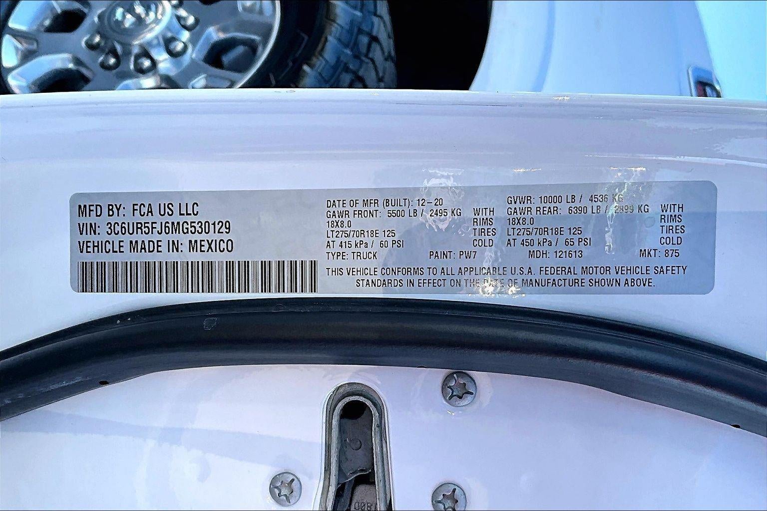 2021 RAM 2500 Laramie