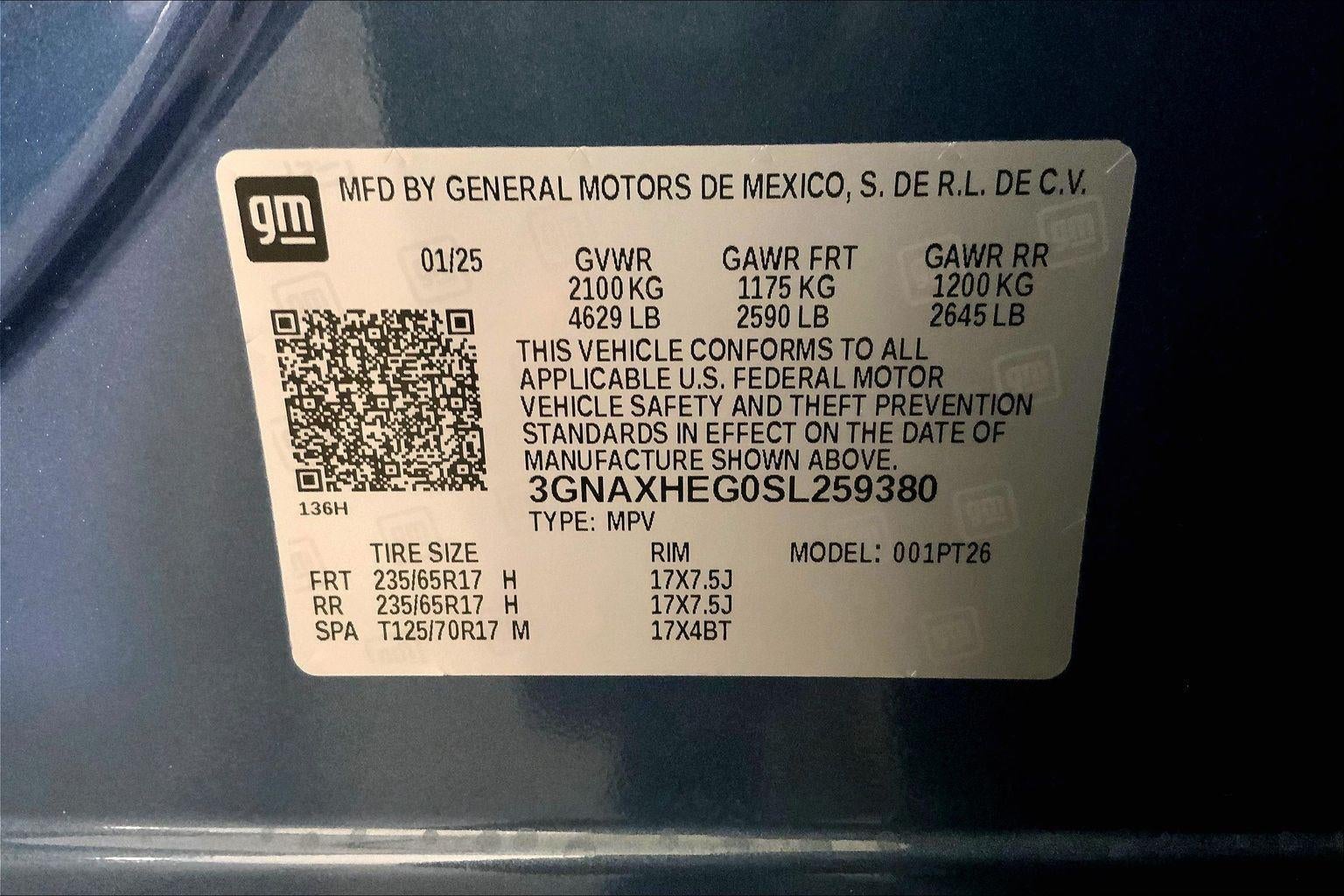 2025 Chevrolet Equinox LT