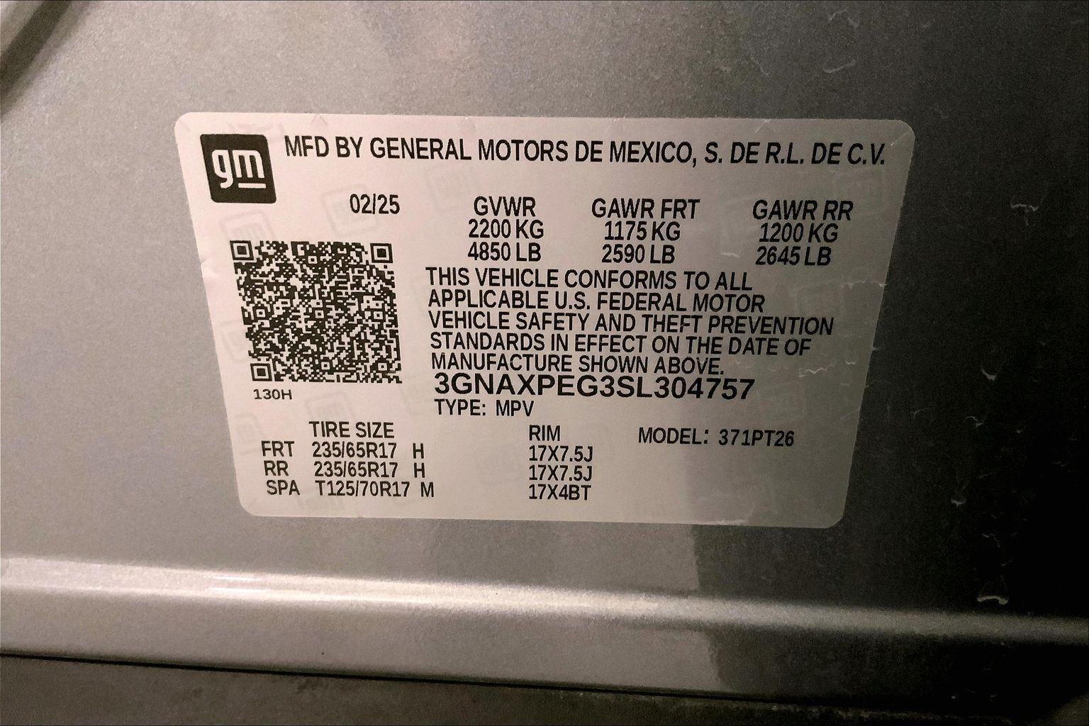 2025 Chevrolet Equinox LT