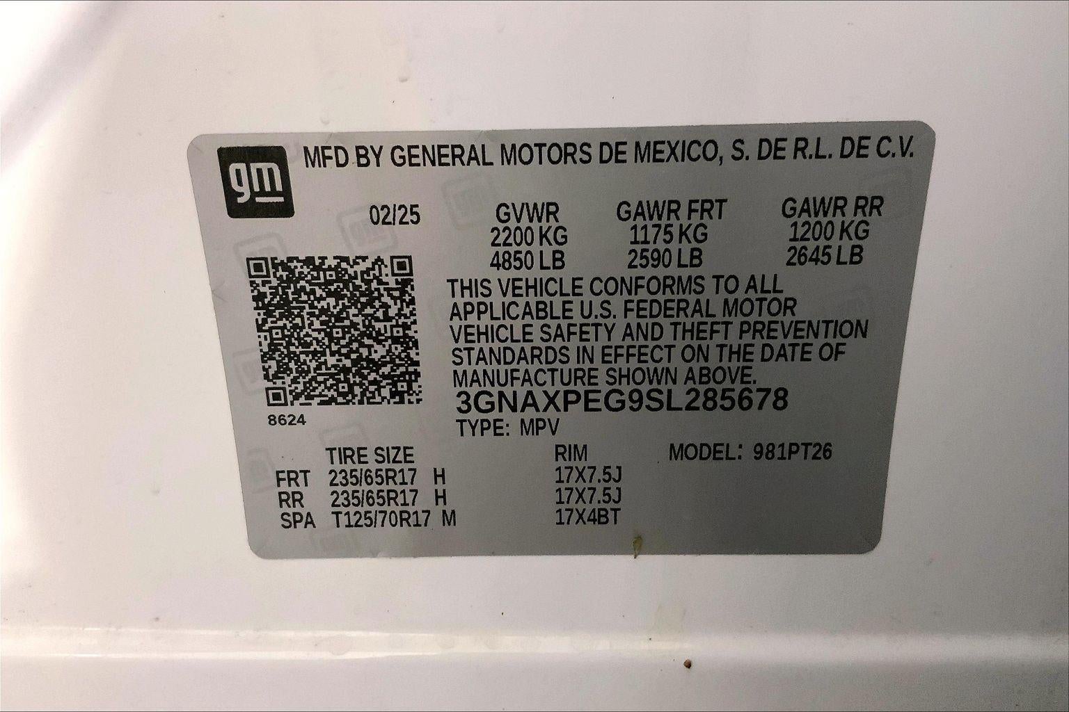 2025 Chevrolet Equinox LT