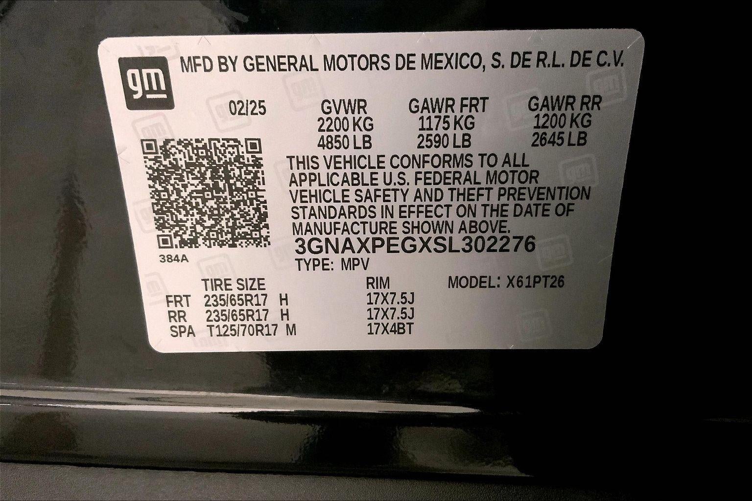 2025 Chevrolet Equinox LT