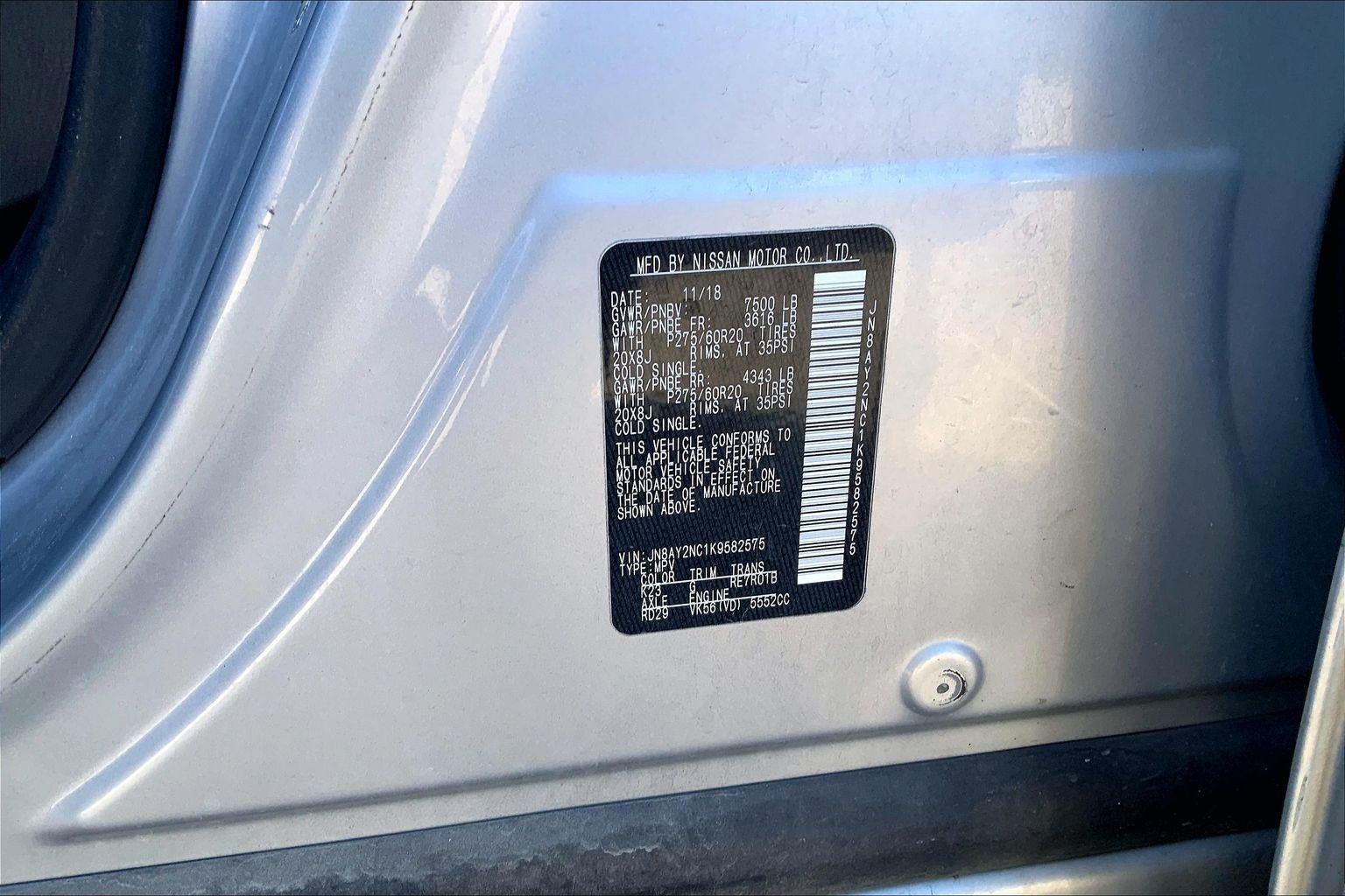 2019 Nissan Armada SL